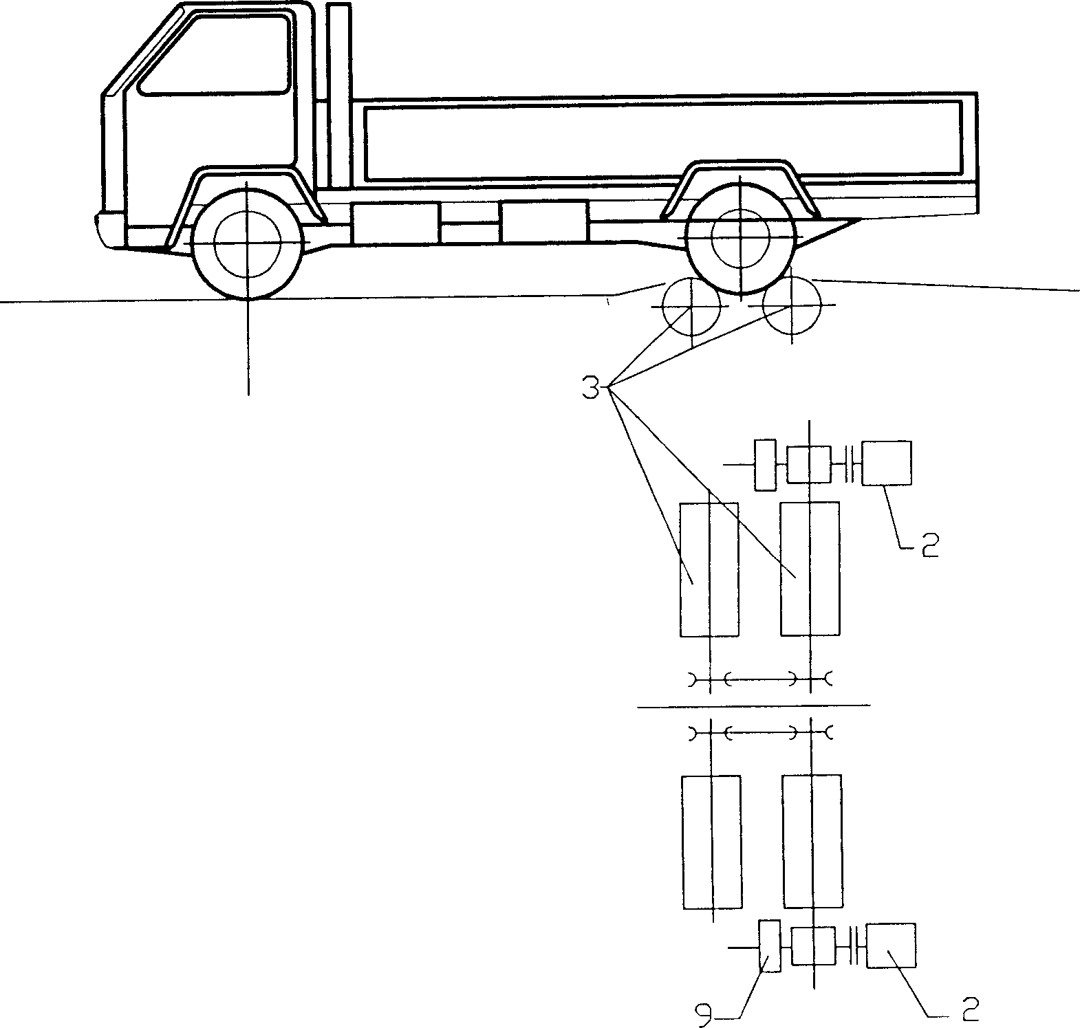 Method for testing sliding rate of vehicle wheel and detector of implementing same