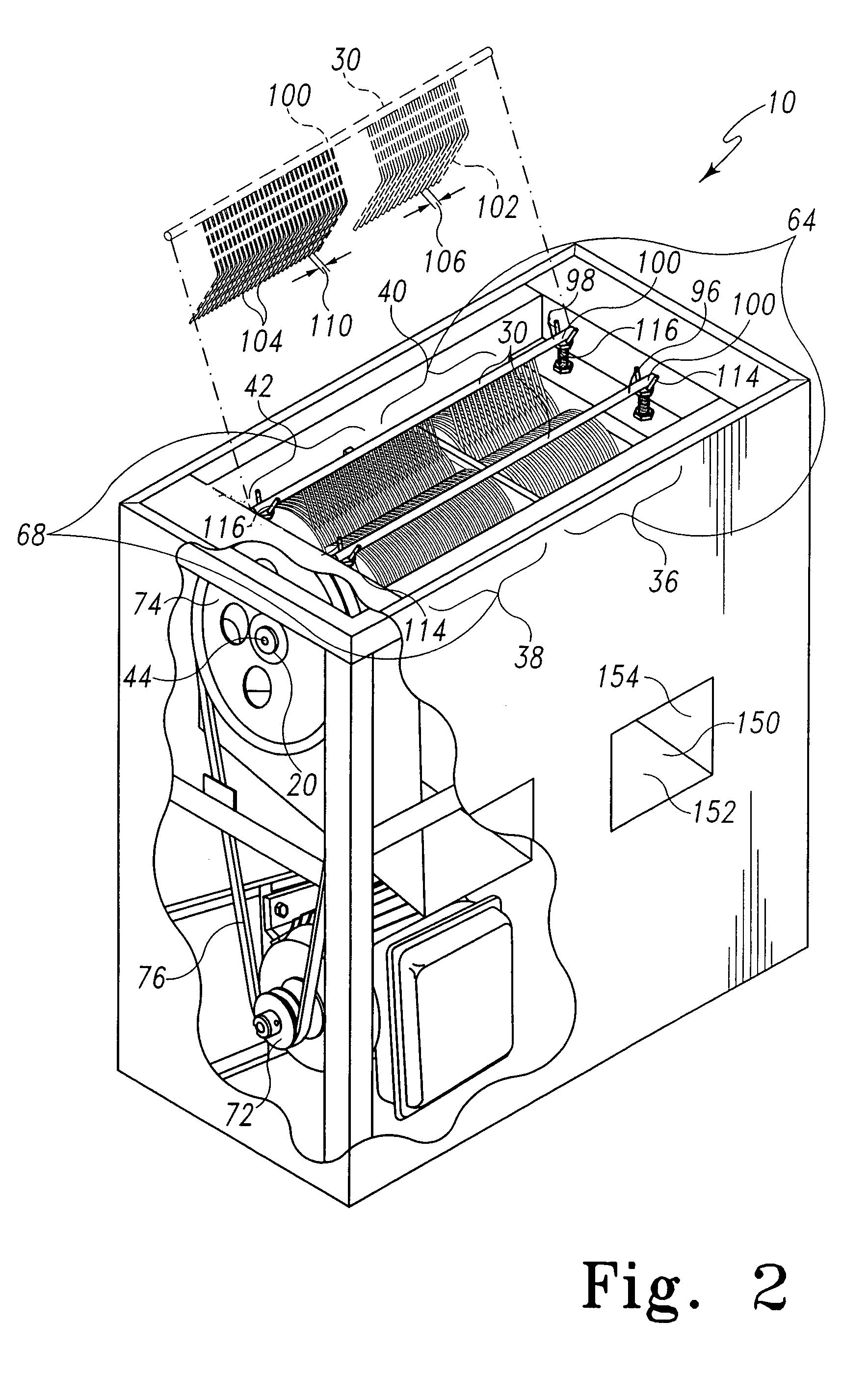 Food processing apparatus for forming strips, slices and cubes