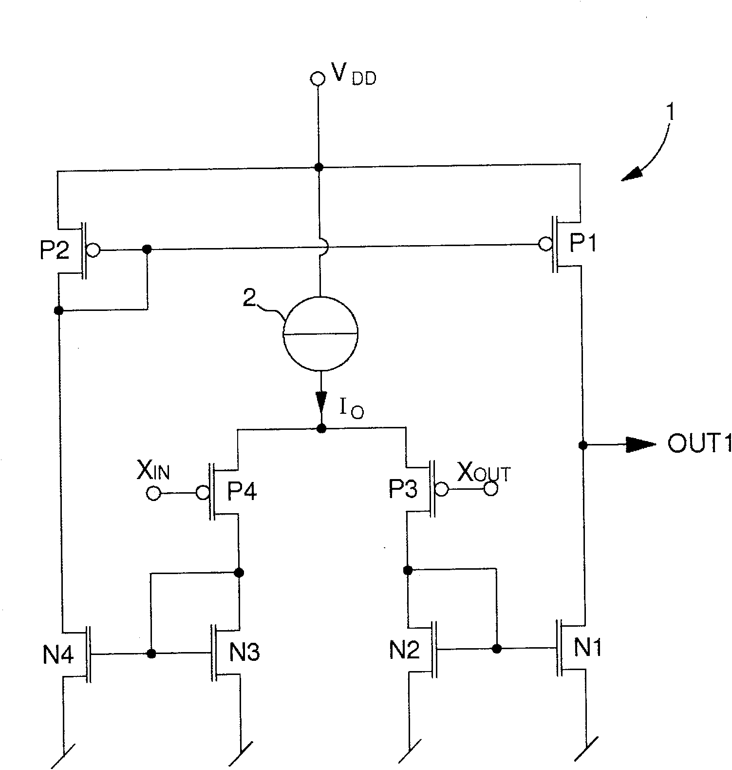 Amplifier circuit with reduced phase noise