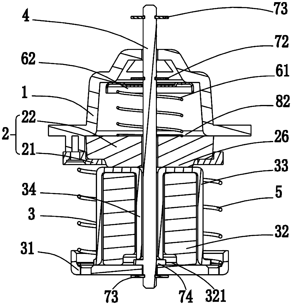 Magnetic sensitive thermostat