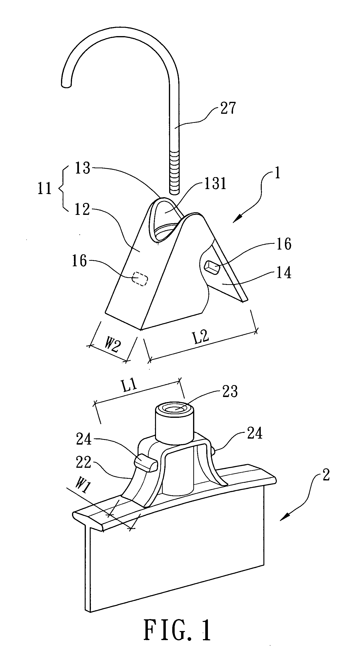 Sizer attachable to a garment hanger and method for making the sizer