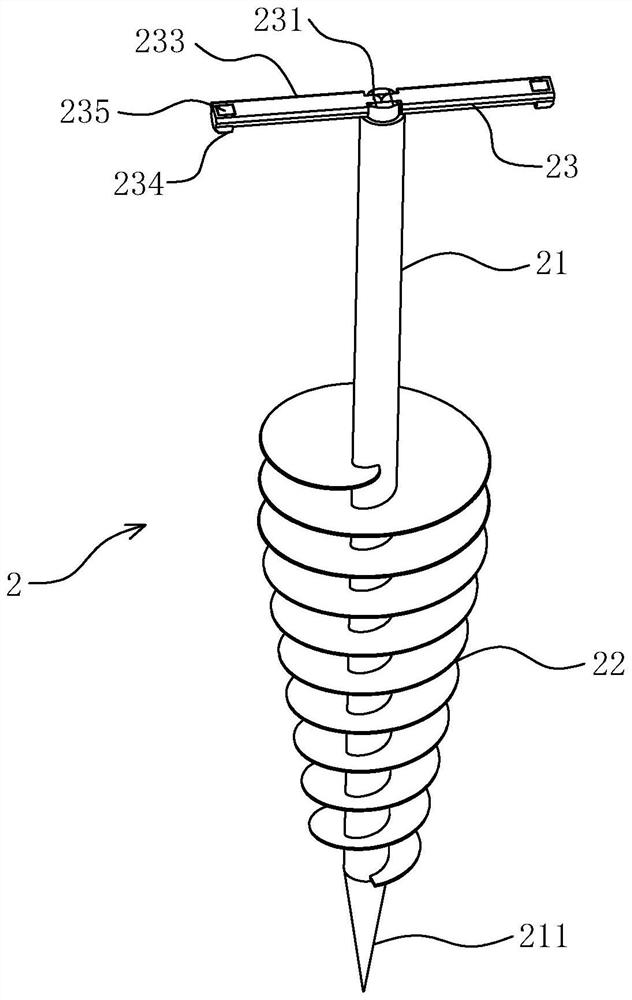 Outdoor umbrella capable of being quickly fixed