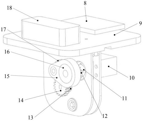 A continuous bouncing tensioned overall structure and robot