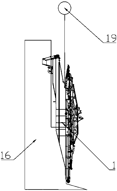 Hoisting method for stern ramp