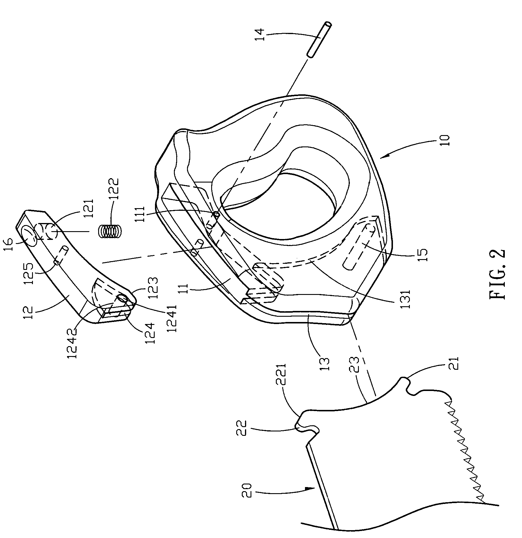 Handsaw having replaceable blade