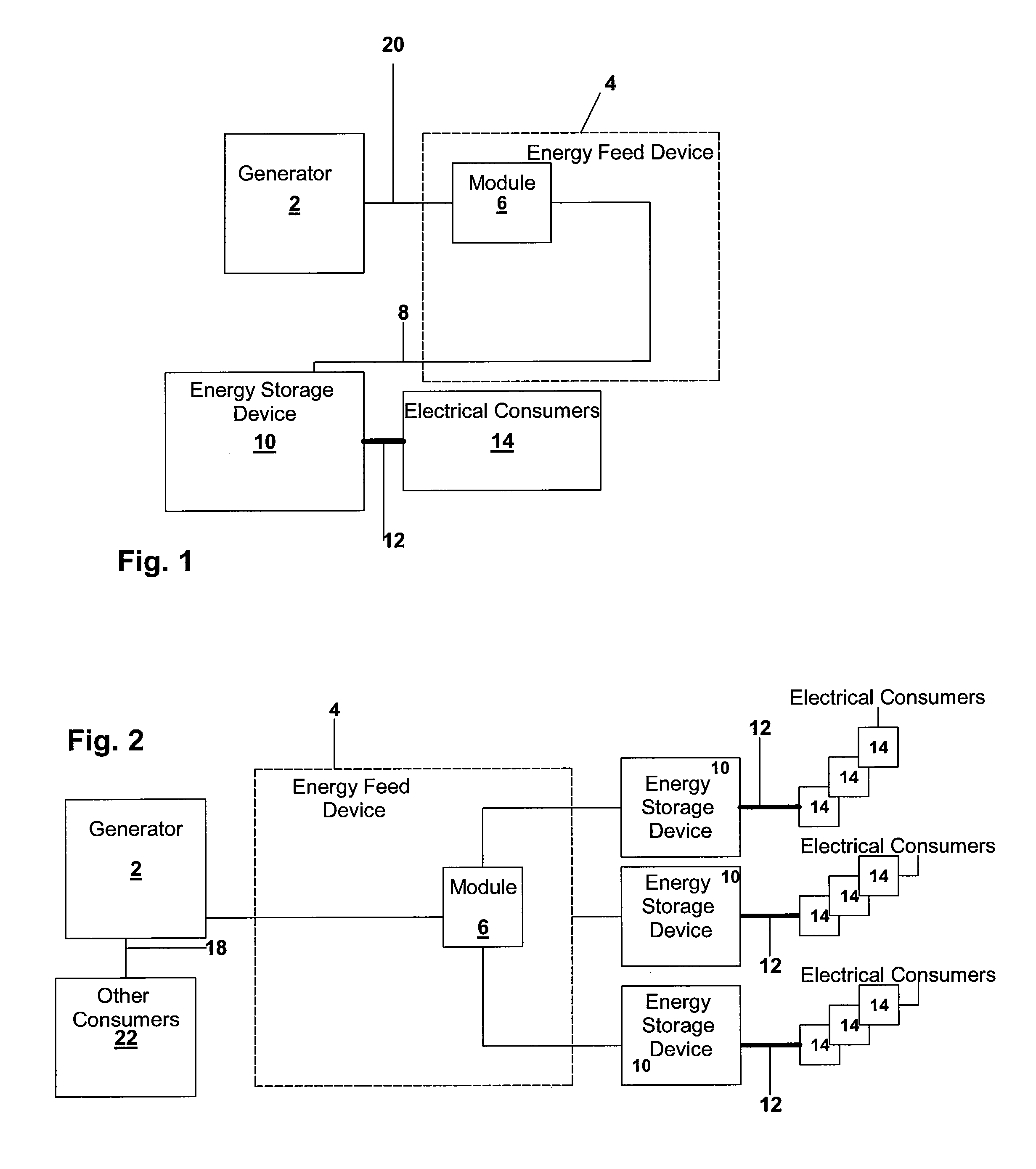 Energy buffer device for an aircraft