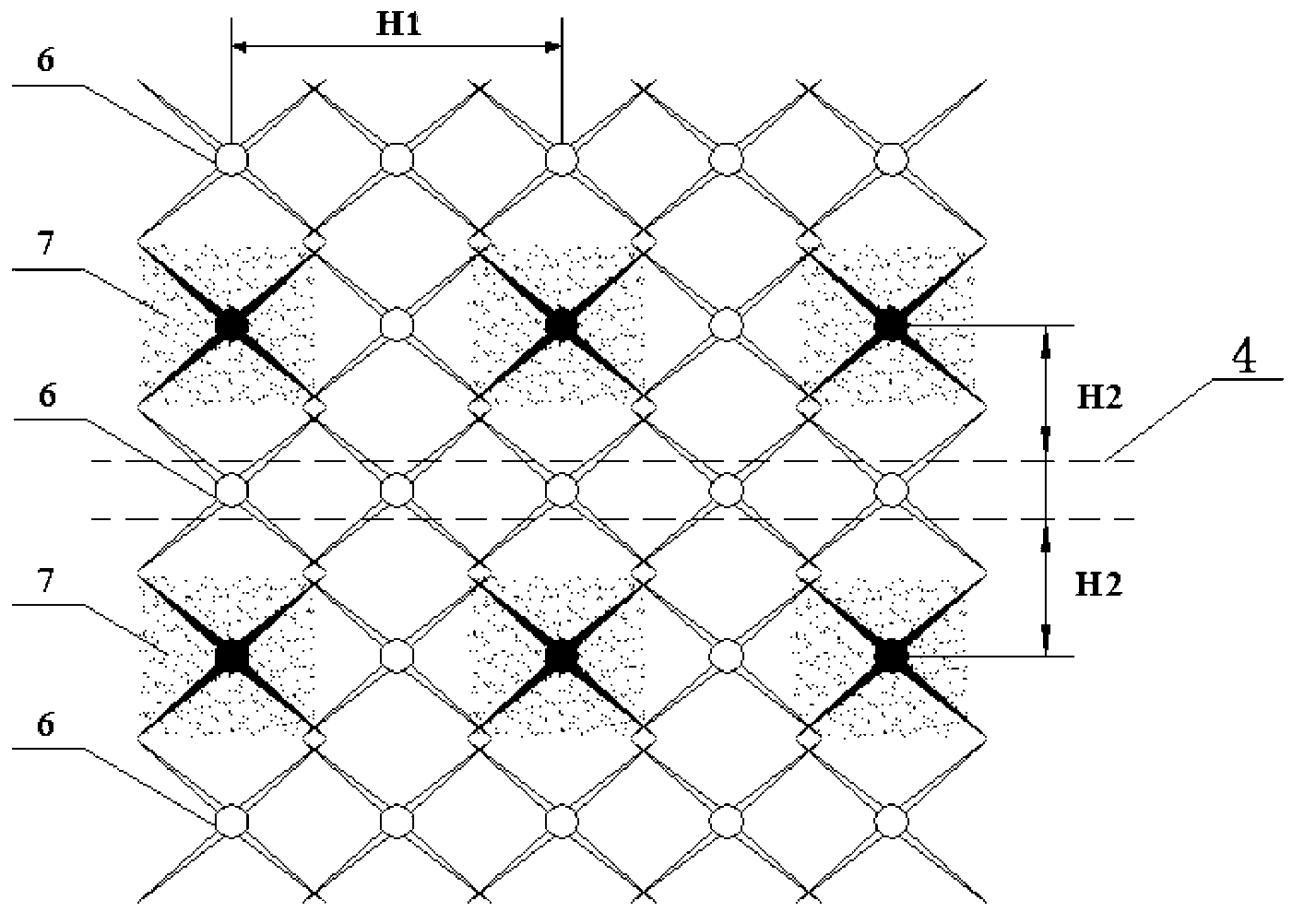 Networking reinforcement method for cross drilling holes of outburst coal seam