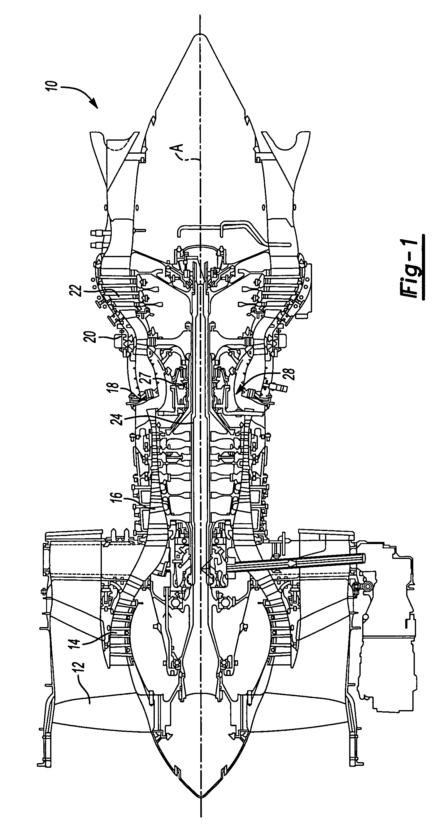 Method of scavenging oil within a gas turbine engine