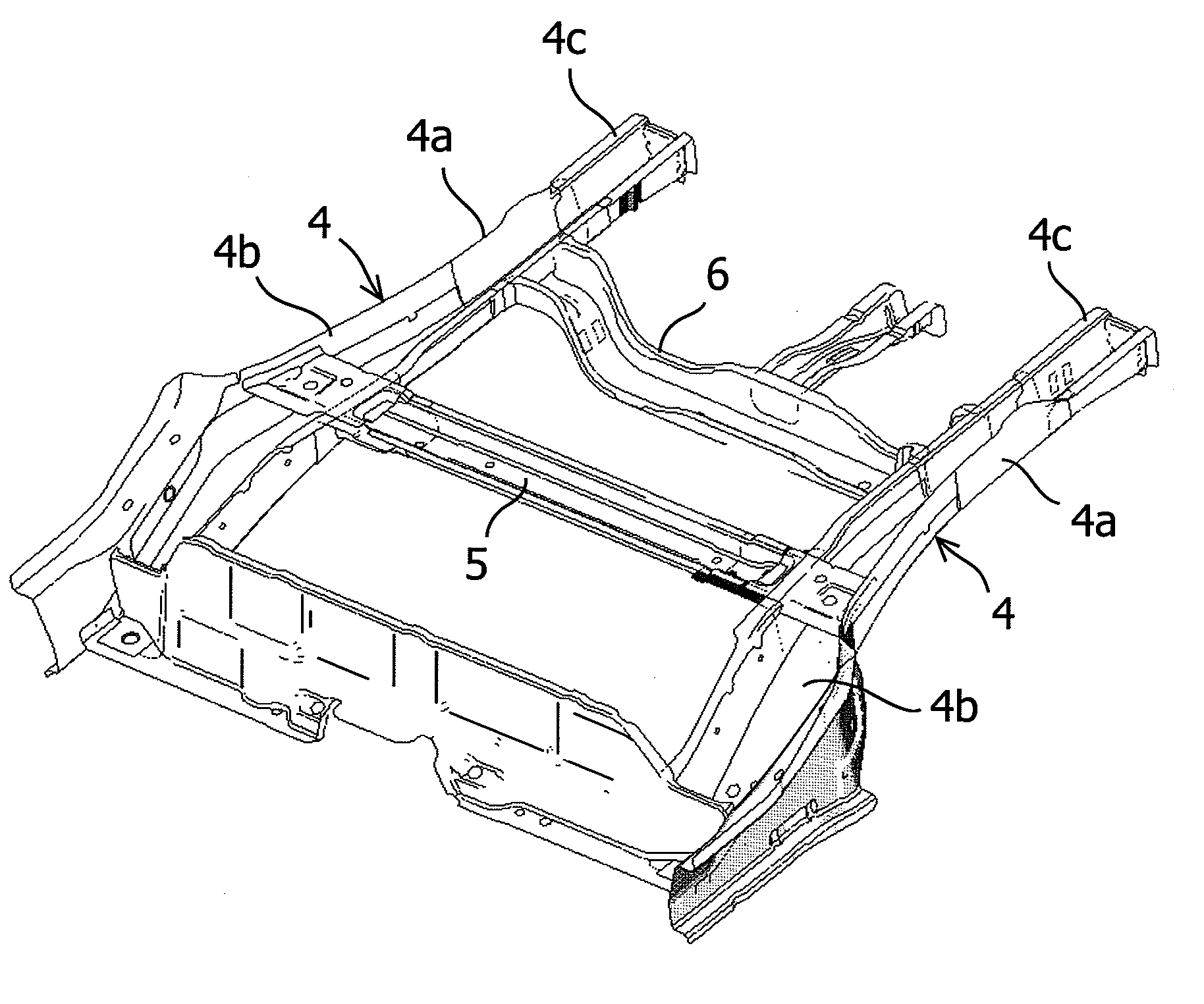 Lower Structure of Vehicle Body Rear Portion