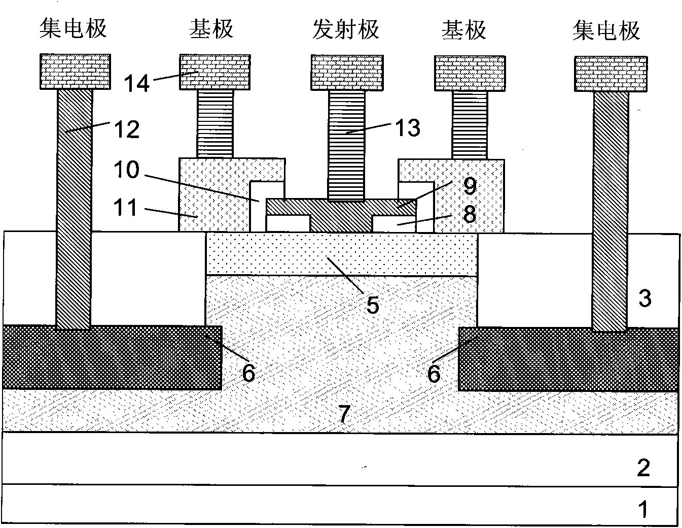 Vertical parasitic type precision navigation processor (PNP) device in bipolar complementary metal oxide semiconductor (BiCMOS) technology and manufacture method thereof