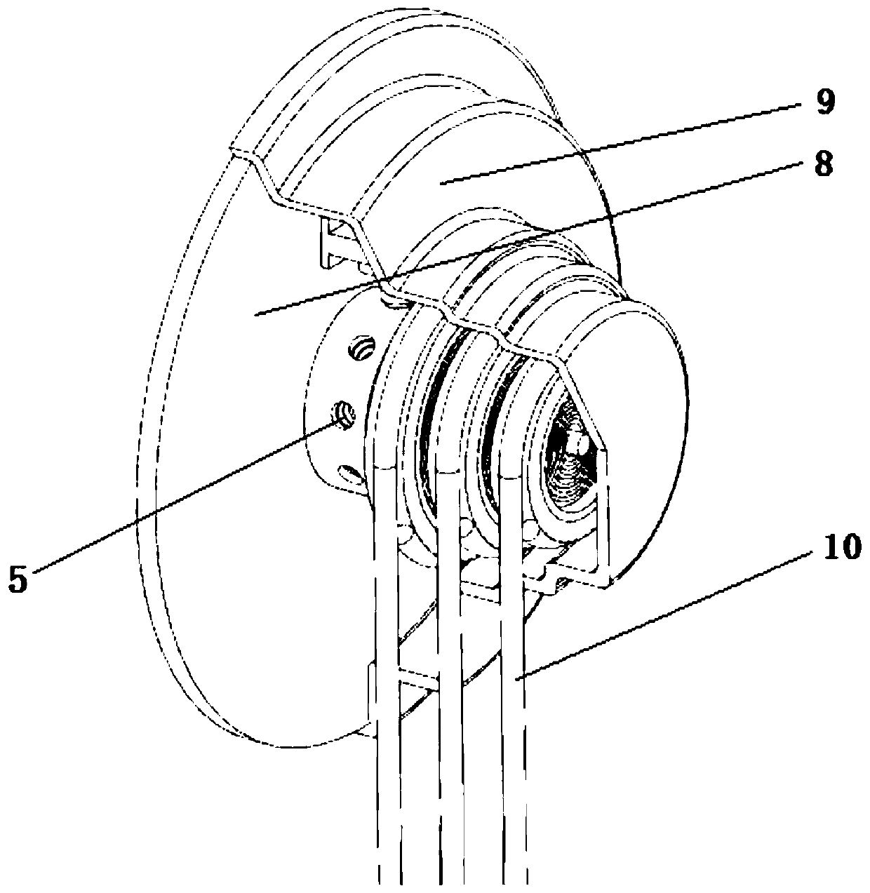 Multistage coil spring energy storage and release management device