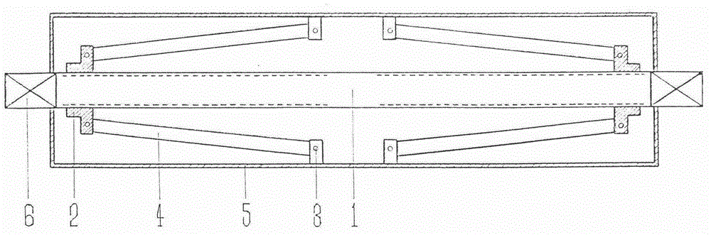 Double-wall crack formwork support
