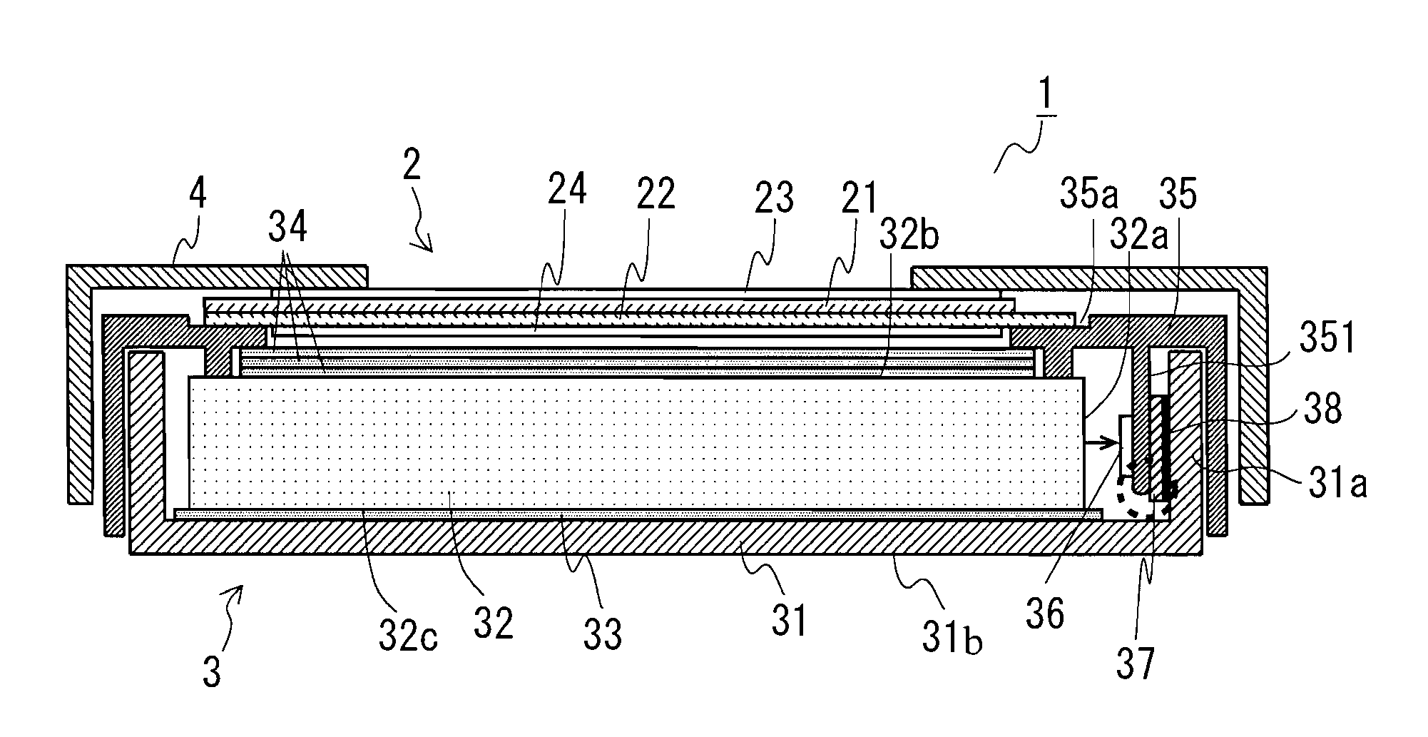 Backlight device and flat display device using same