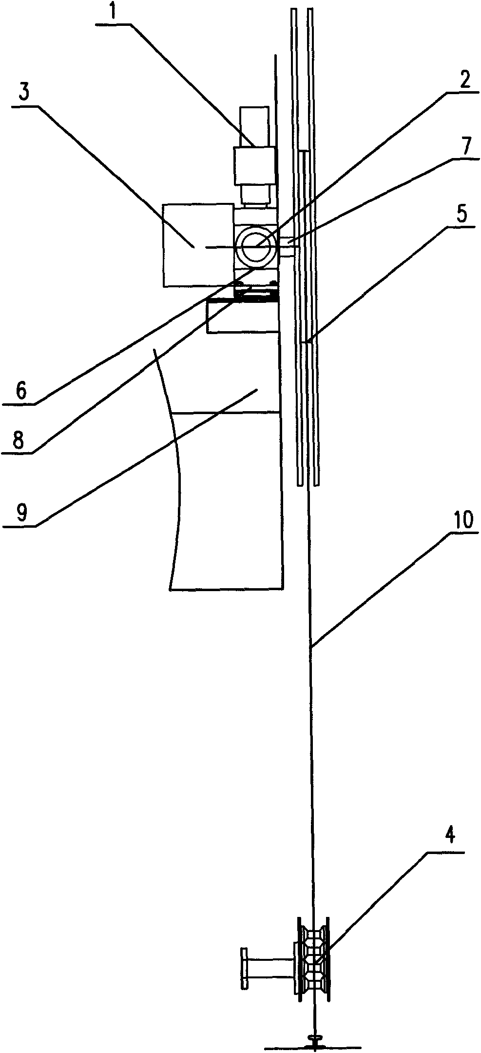 Variable frequency driven cable reeling device