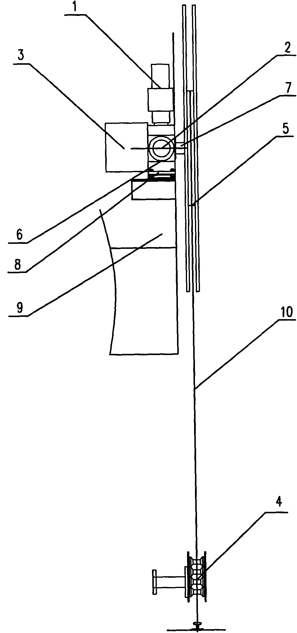 Variable frequency driven cable reeling device