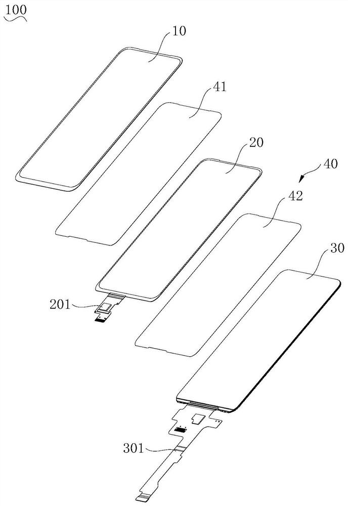 Display assembly device, electronic equipment and assembling method of display assembly device