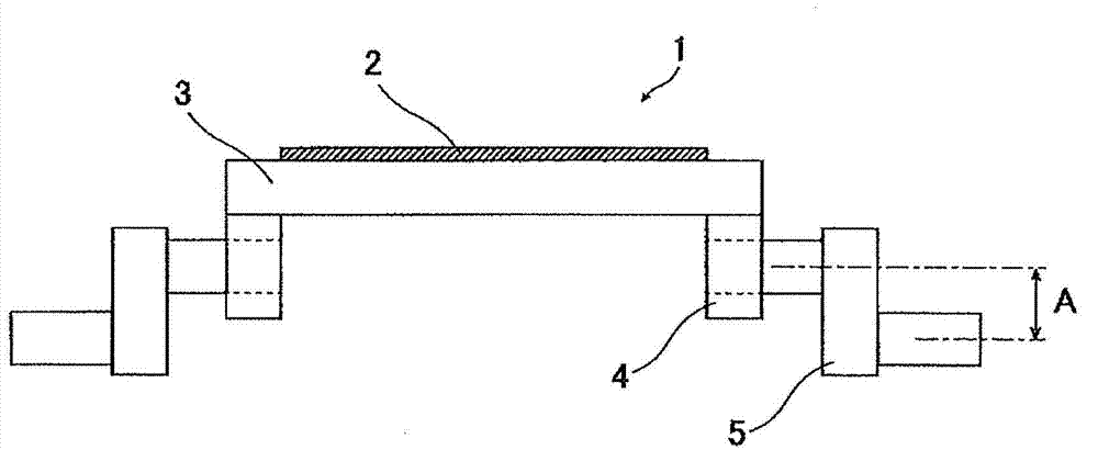 Device for removing and method for removing powder adhering to raw material for manufactured steel