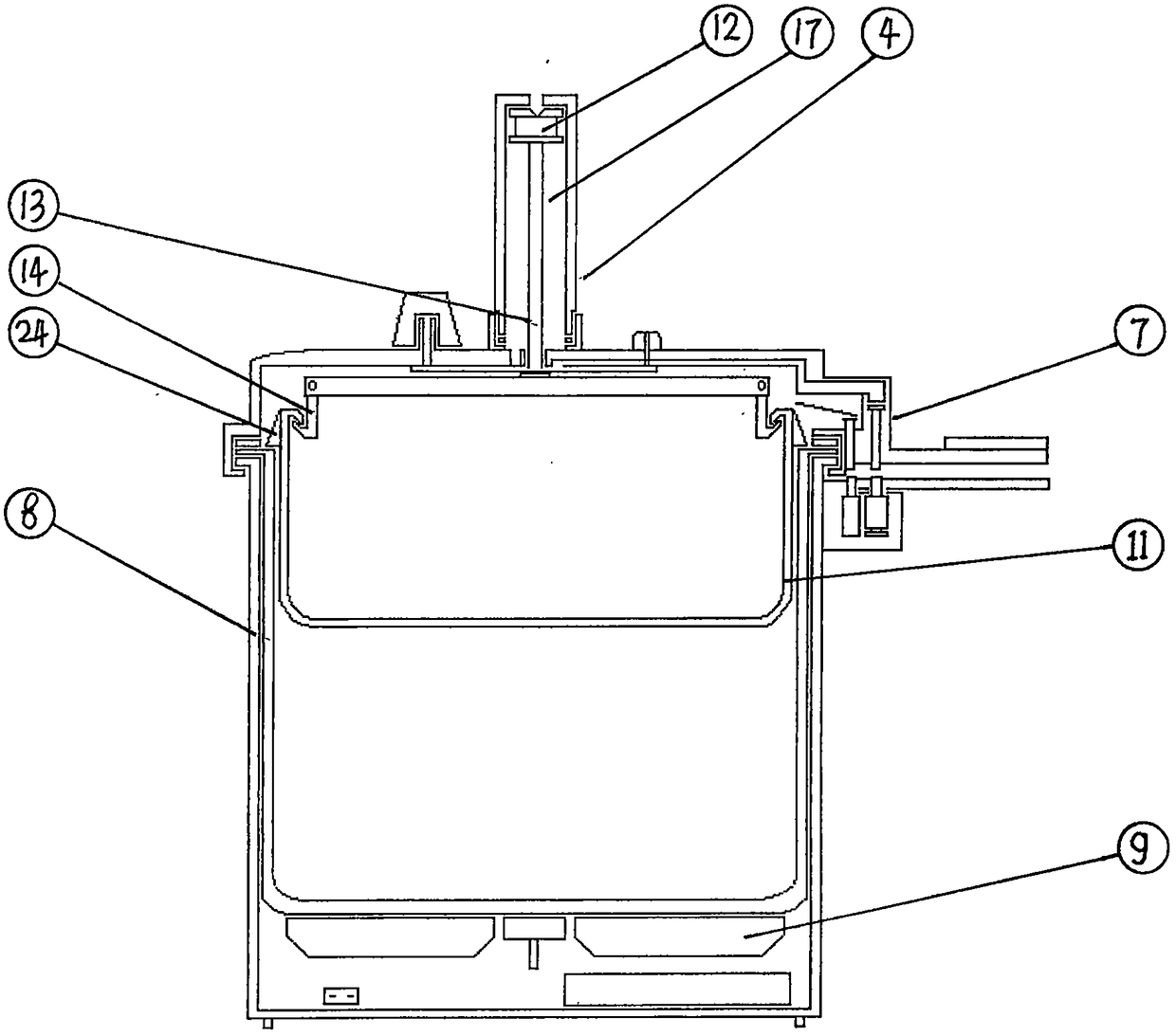 Water-filtering type high-pressure rice steamer
