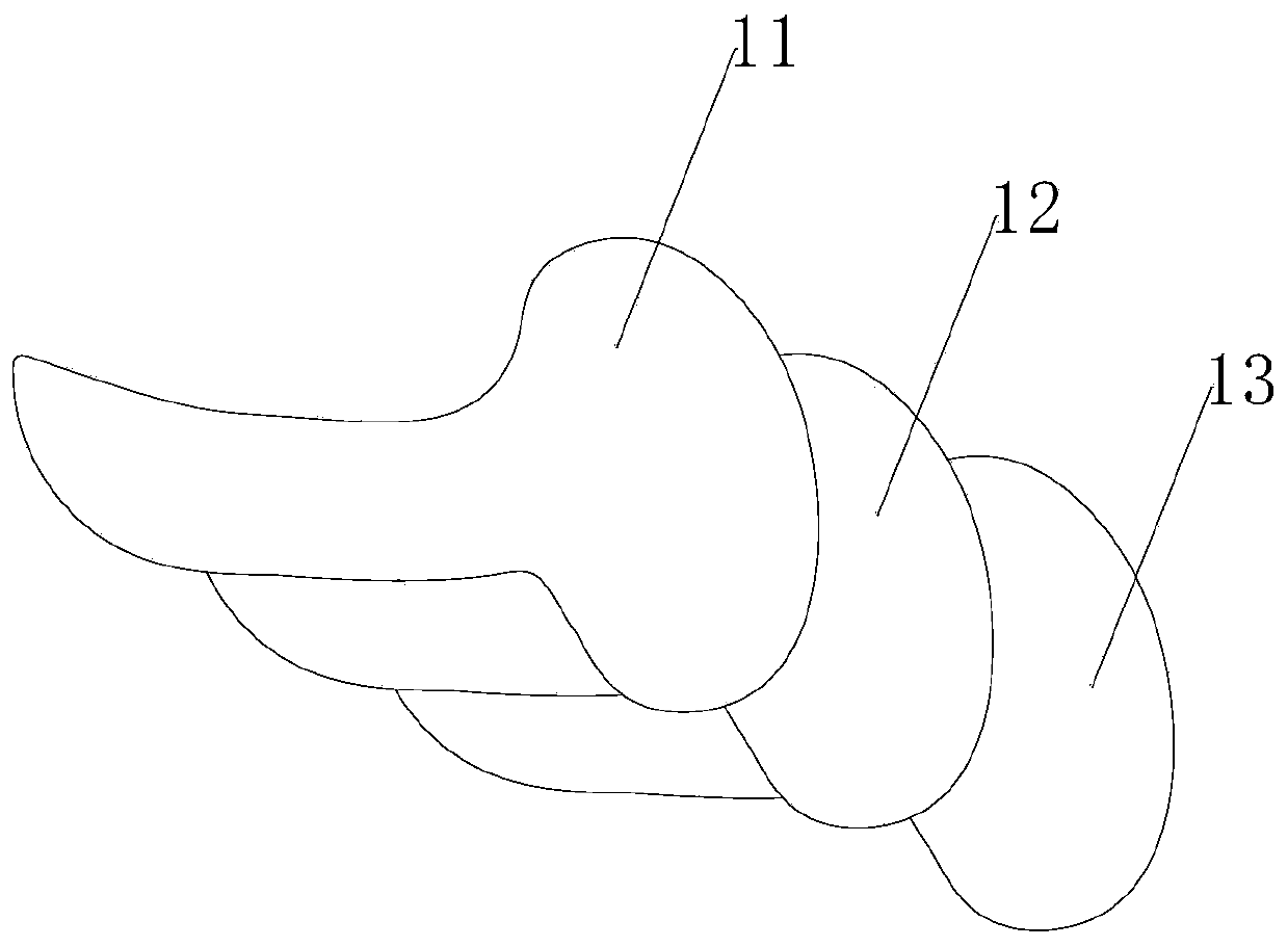 3D mesh interlaced eye mask and preparation method thereof