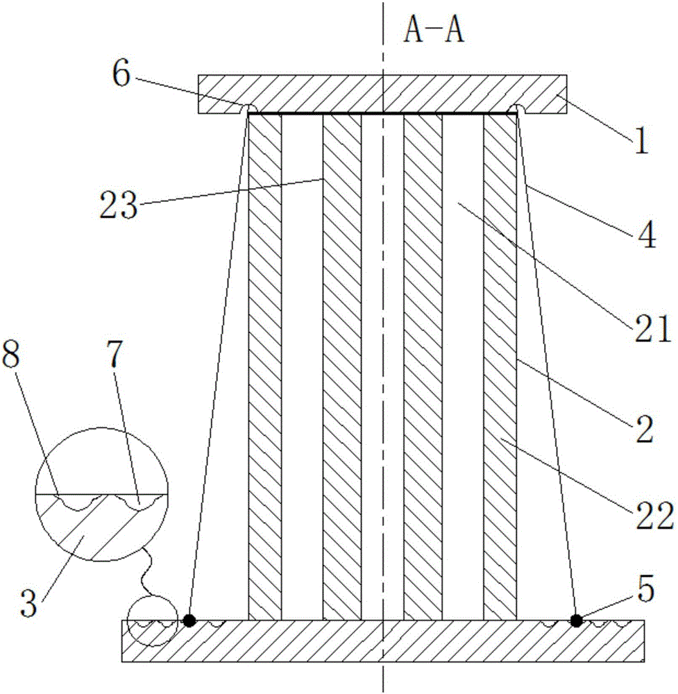 Teaching aid for calculating bearing capacity of pile group foundation according to physical deep foundation method