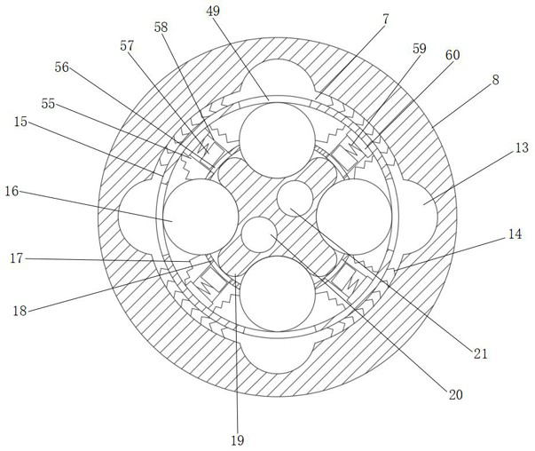 A self-locking double-layer air defense door device