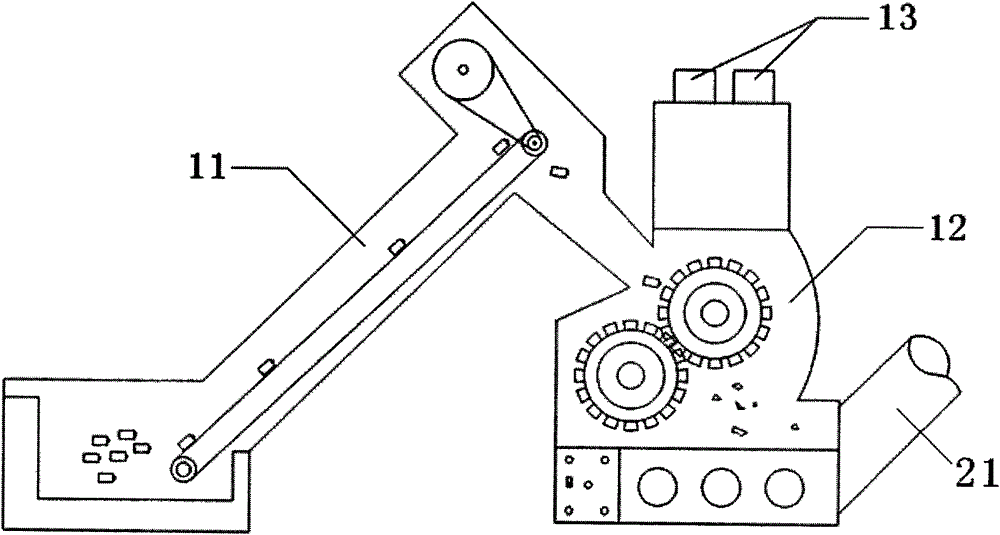 A kind of waste battery recycling system and recycling method