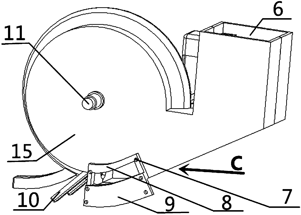 A kind of near-spherical seed single-grain precision metering device