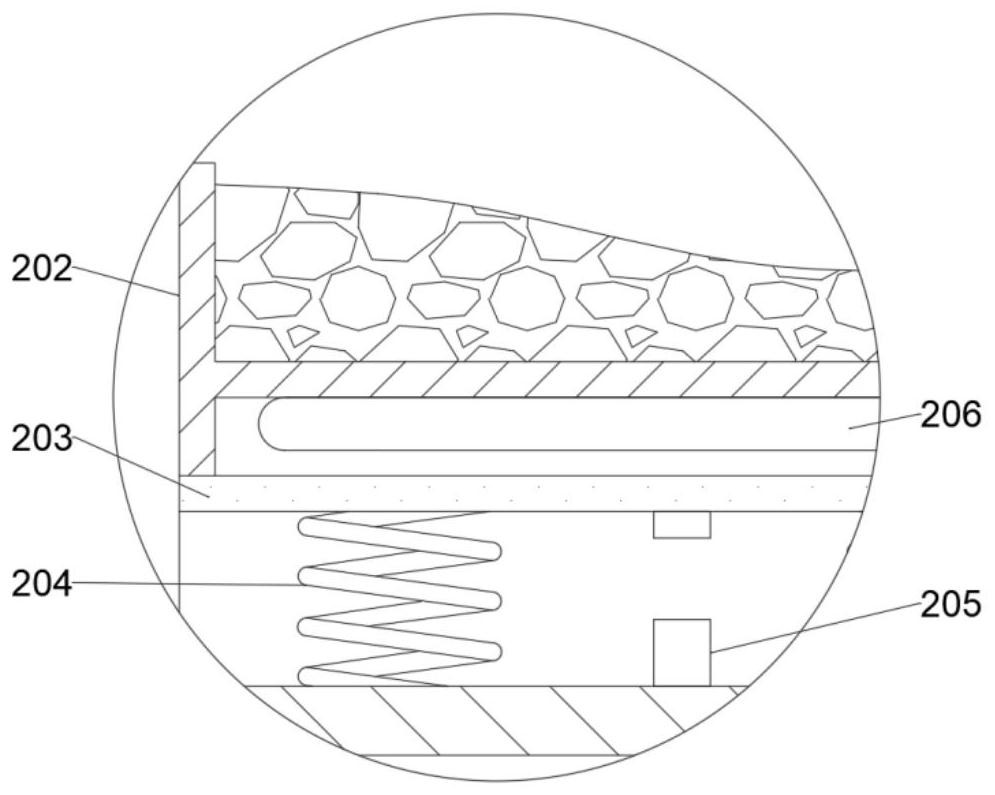 Later-period wastewater treatment device for cosmetic production