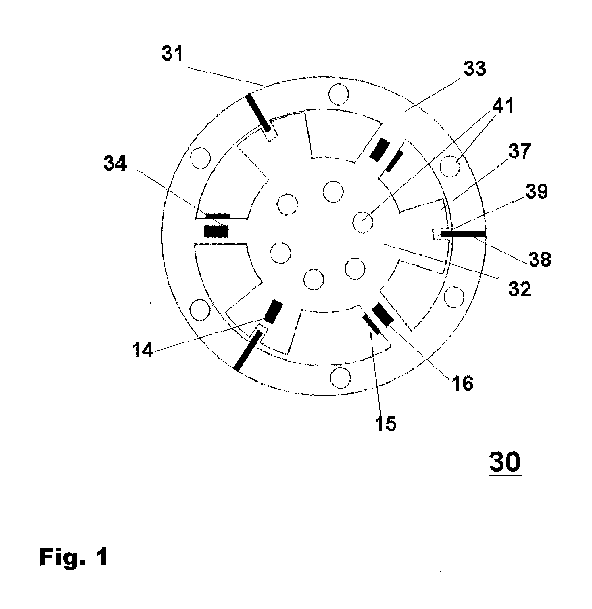Set of multiaxial force and torque sensor and assembling method