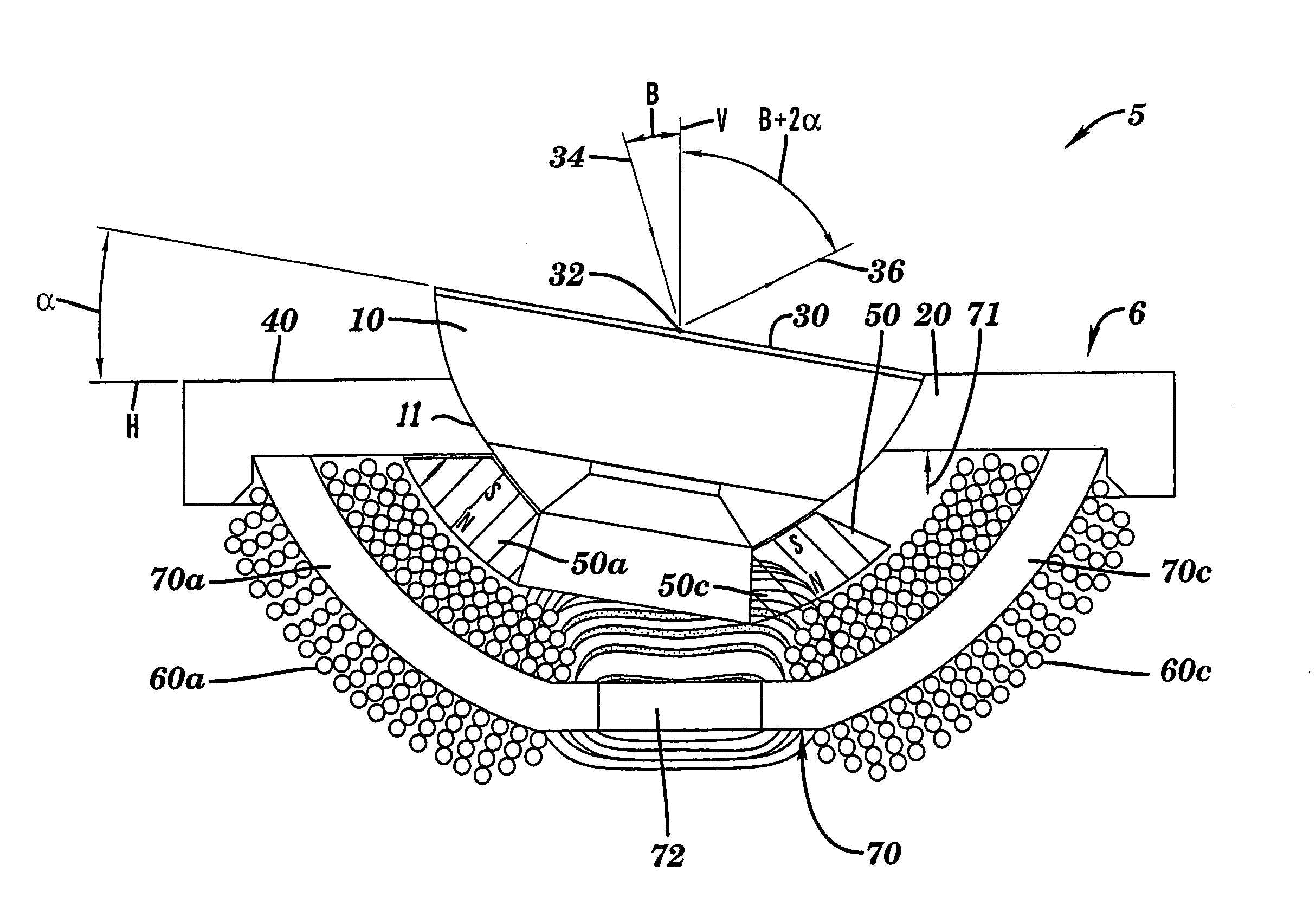 Apparatus for controlled movement of an element