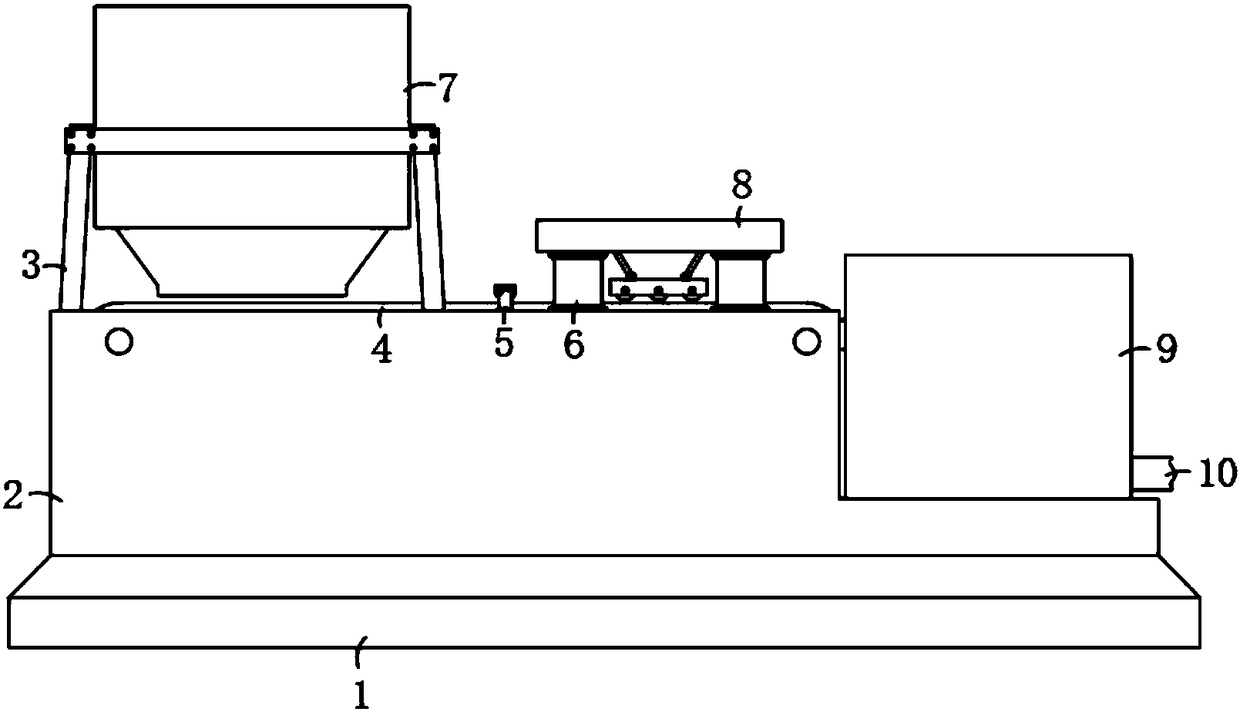 Drying and shelling device for tea seeds