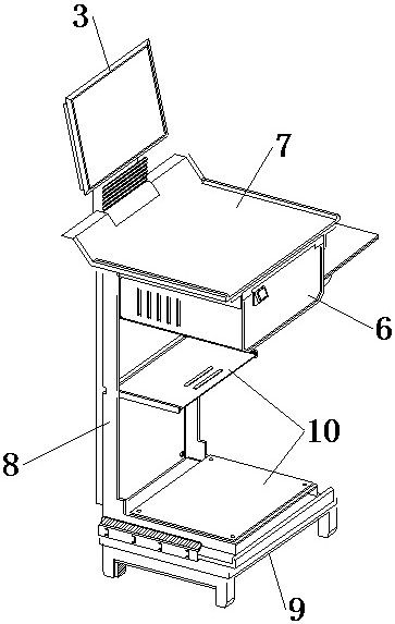 Treadmill movement test equipment for diagnosis of coronary heart disease