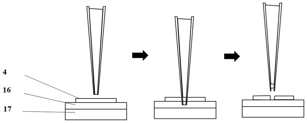 Microcell sample collection device for tissue slices