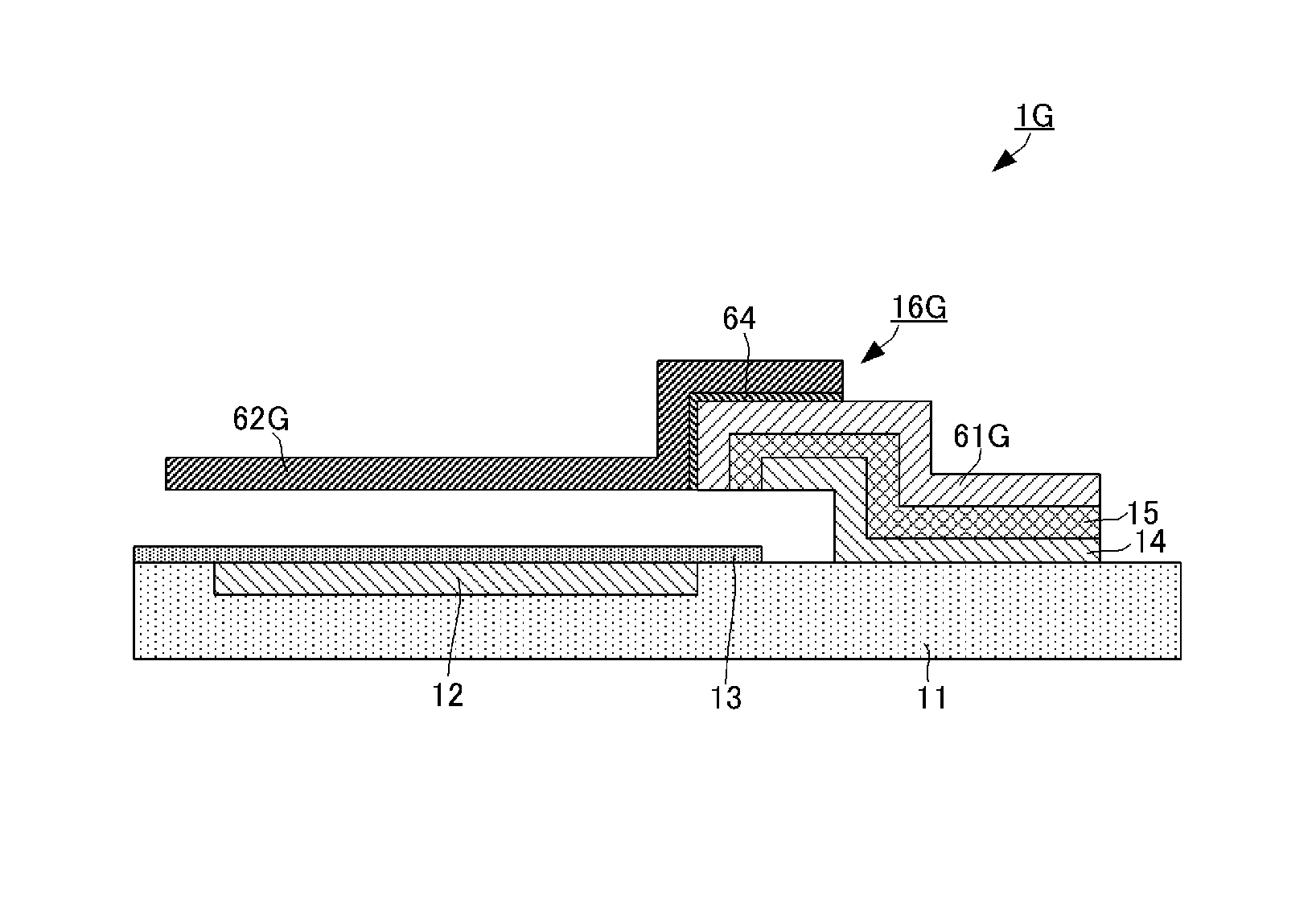 Piezoelectric actuator having a moveable electrode portion