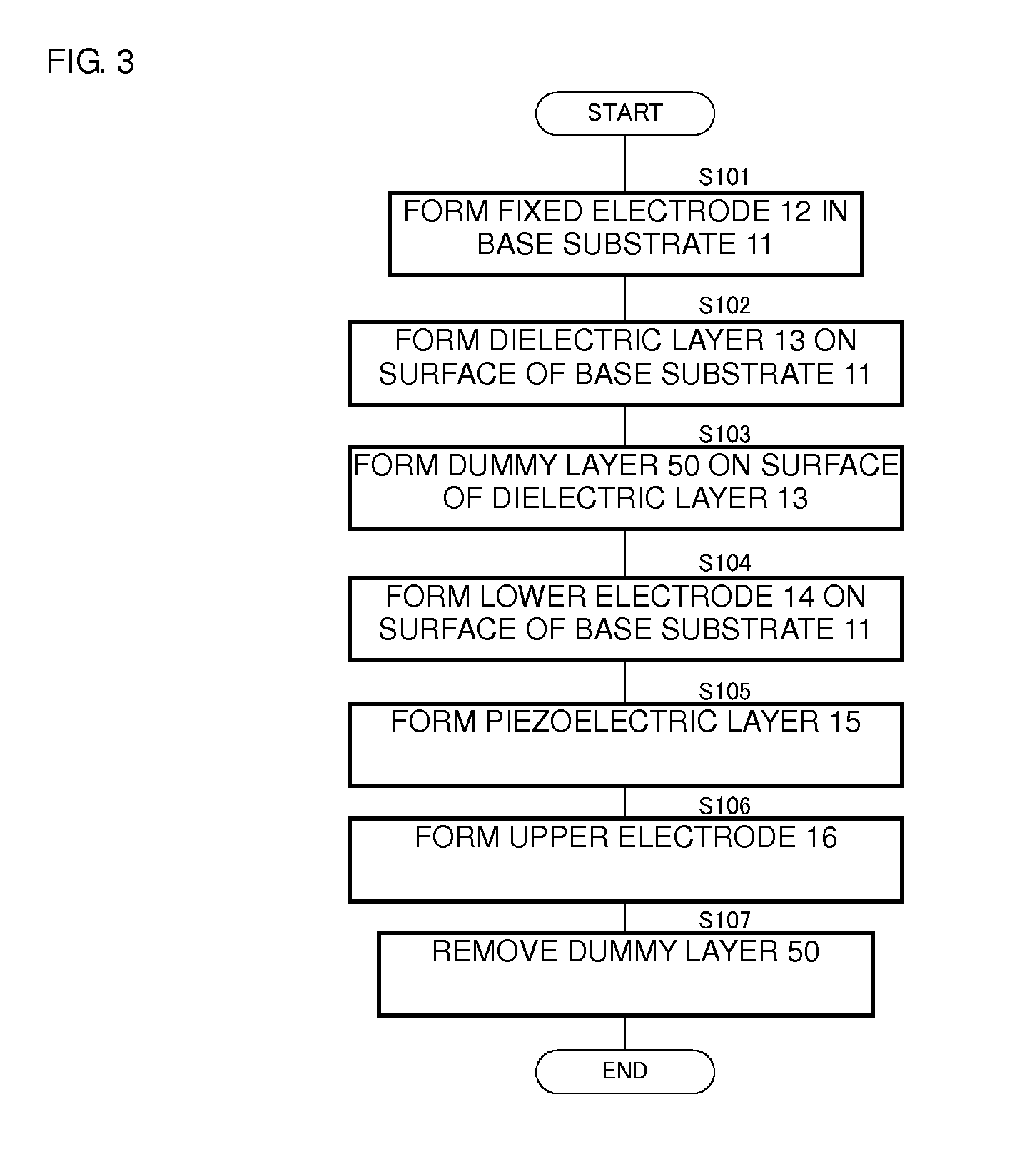 Piezoelectric actuator having a moveable electrode portion