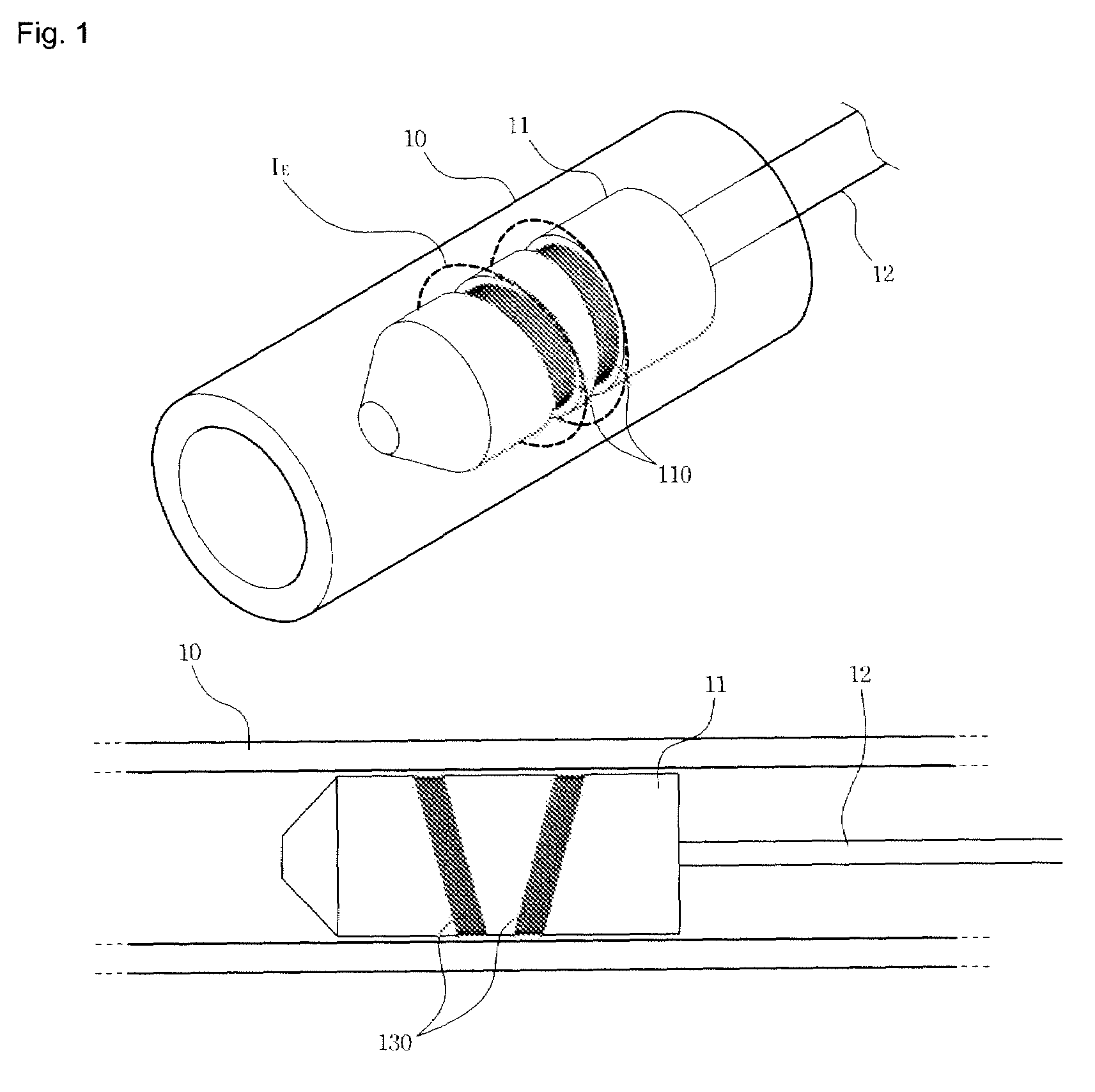 Sensor for detecting surface defects of metal tube using eddy current method