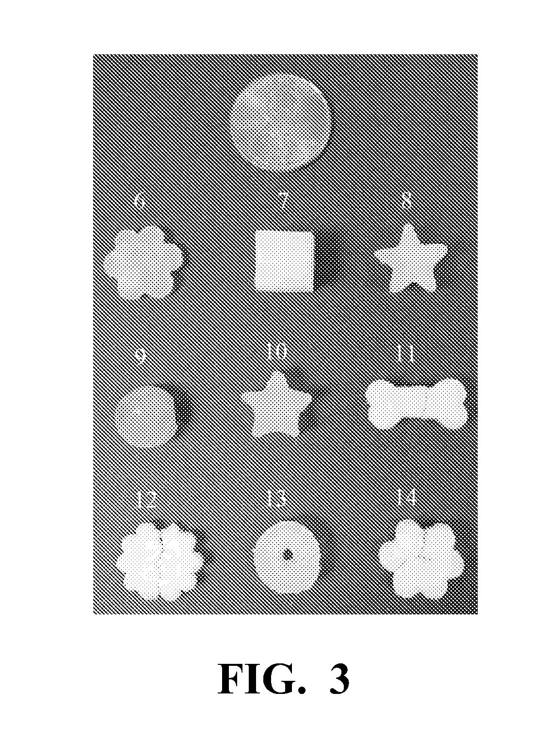 Dimensionally stable, shaped articles comprised of dried, aggregated, water-swellable hydrogel microspheres and method of making same
