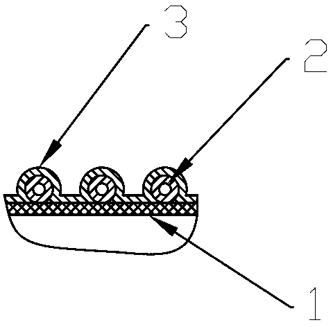 Tube-framework plastic composite tube and producing process thereof