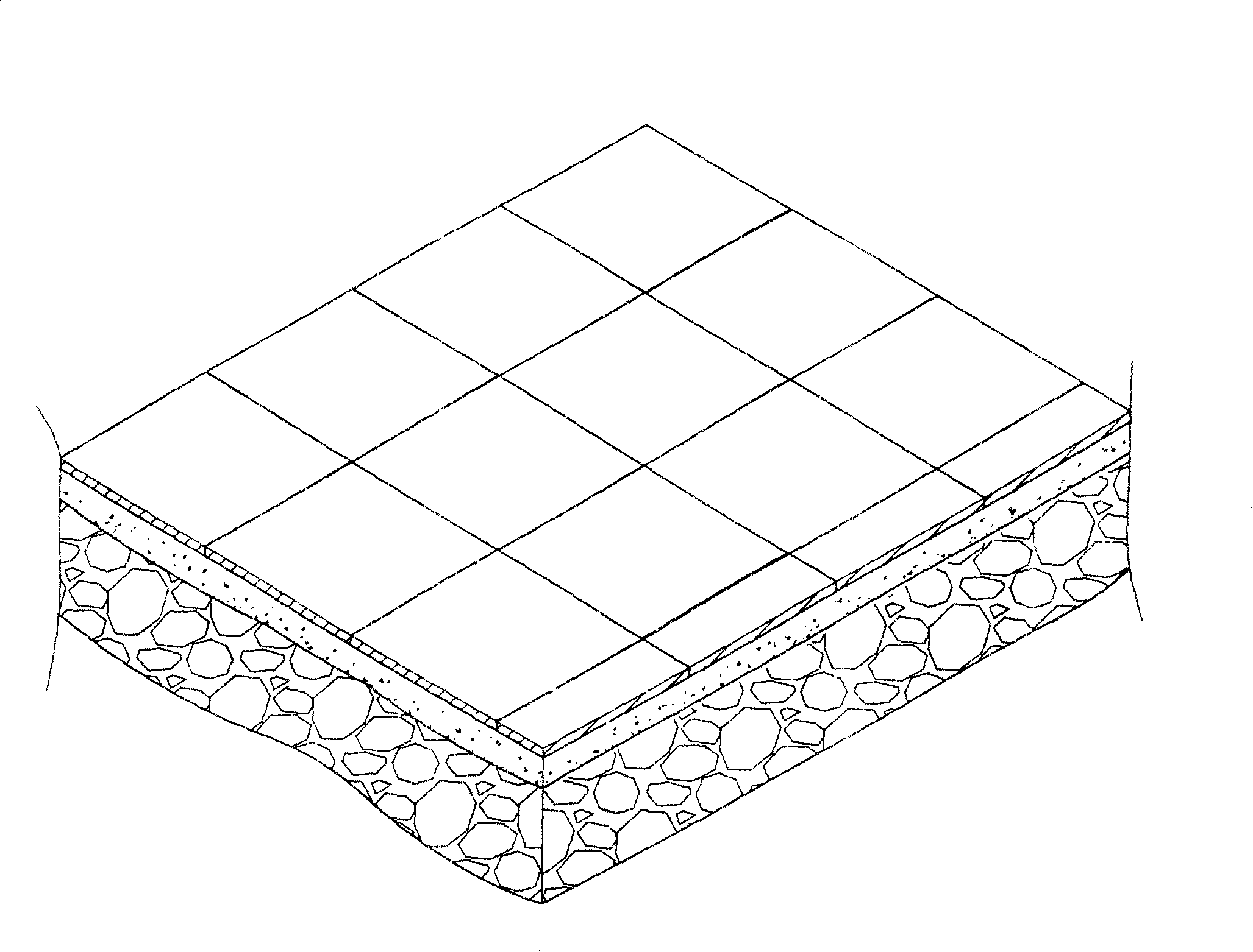 Ground surface finishing method