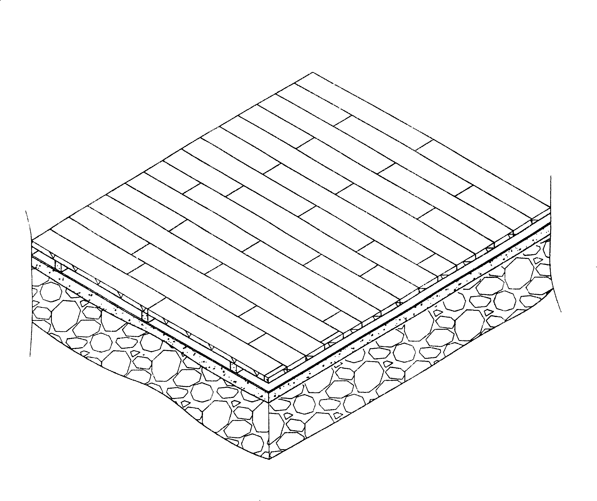 Ground surface finishing method