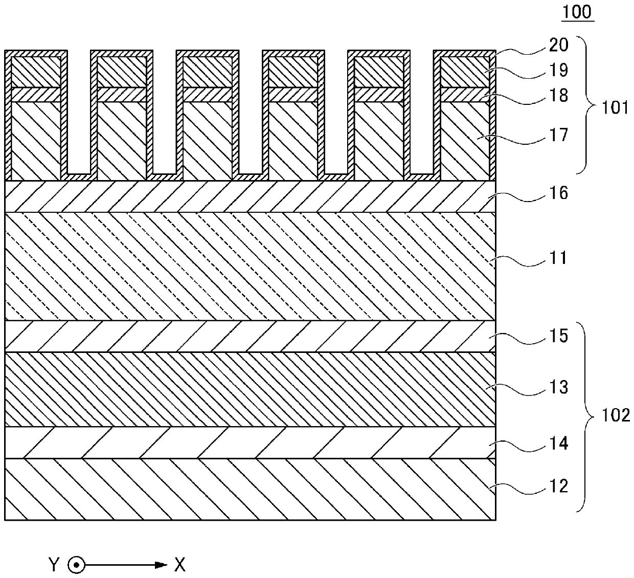 Optical element, liquid crystal display device, and projection-type image display device