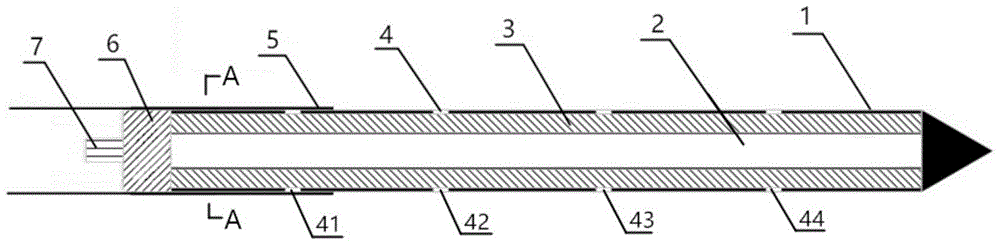 Sleeve loading type multi-gap electromagnetic hemostatic needle