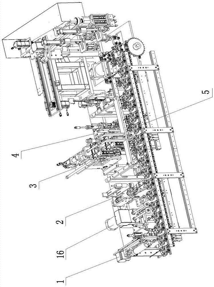 A three-core primary wire tail length cutting equipment