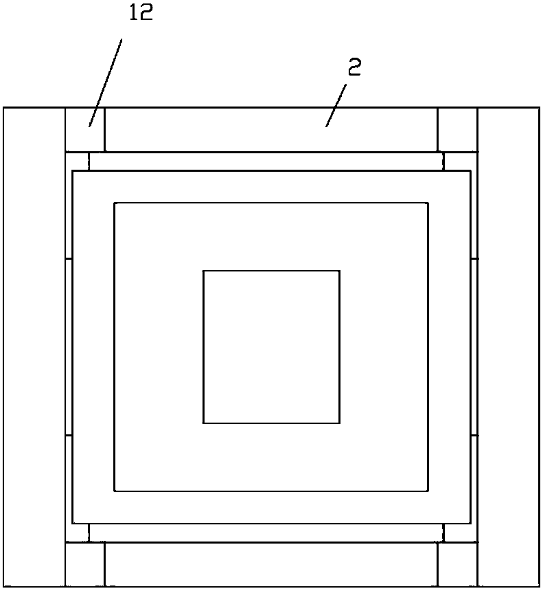 Screw lifting frame for detection jig