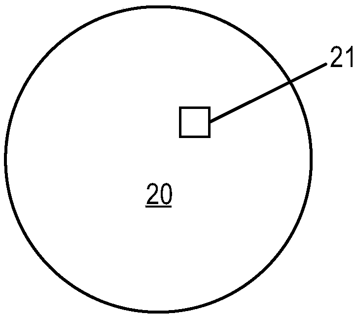 Focusing method in wafer detection process and wafer detection device