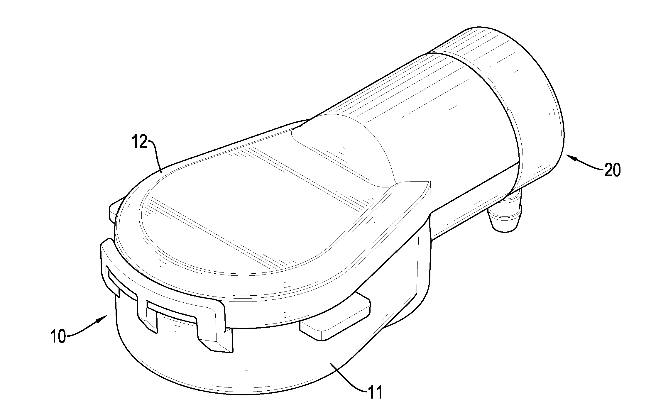 Casing apparatus for an air pump