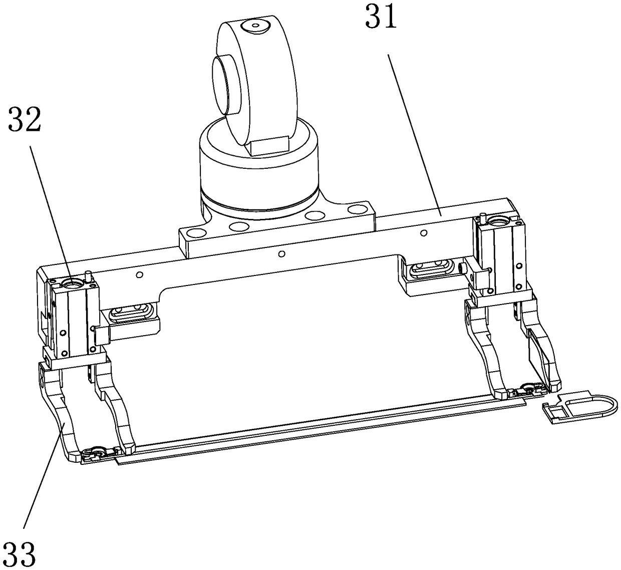 Scraper locking device for selenium drum