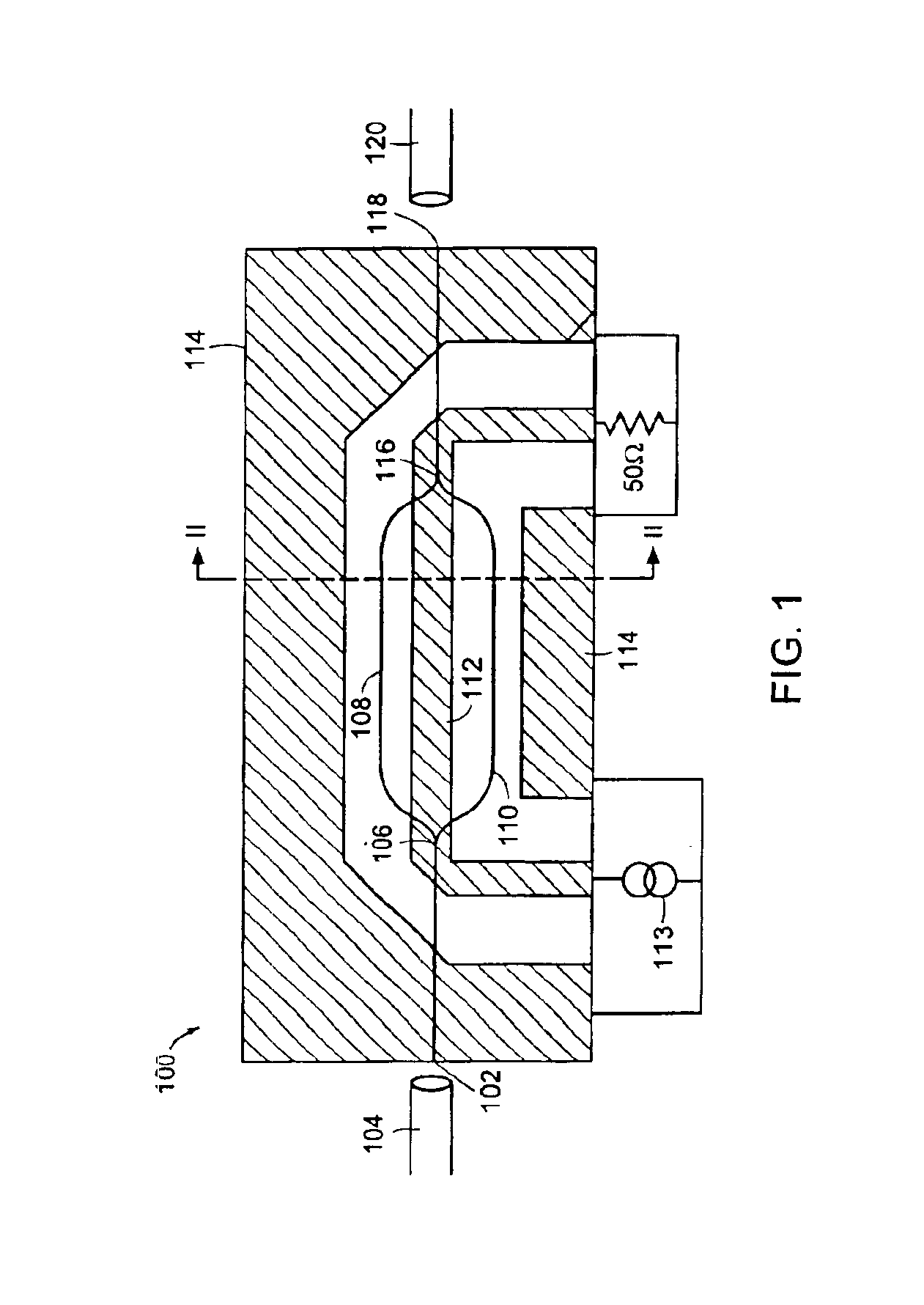 Suppression of high frequency resonance in an electro-optical modulator
