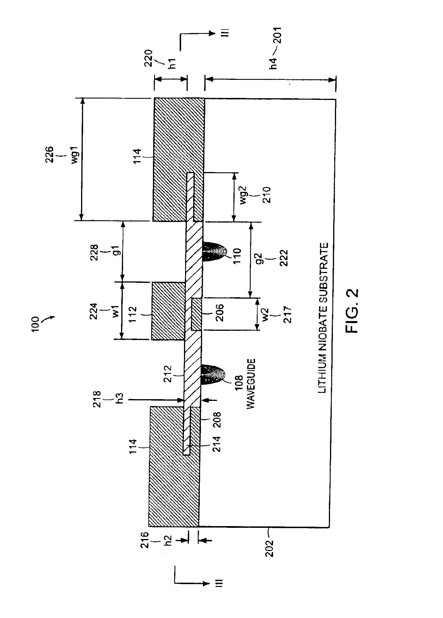Suppression of high frequency resonance in an electro-optical modulator