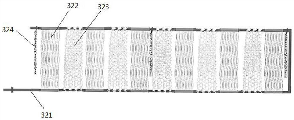 Ecological water body purification system based on nano-coupling material